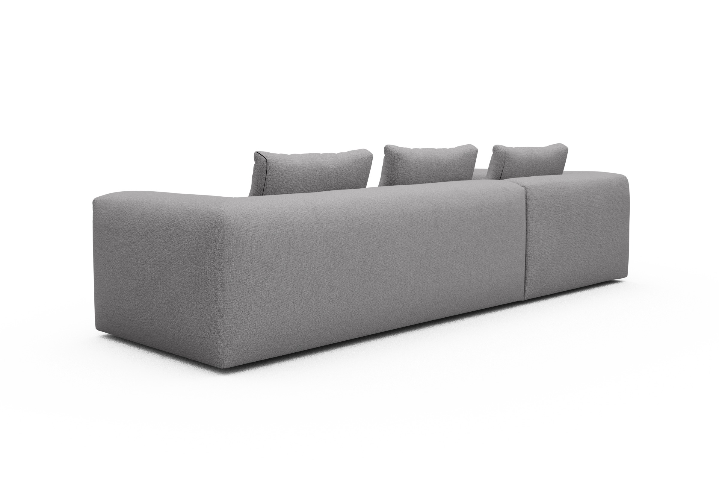 Ecksofa Fred Relax-Ecke links mit 2,5-Sitzer Sama-Grey