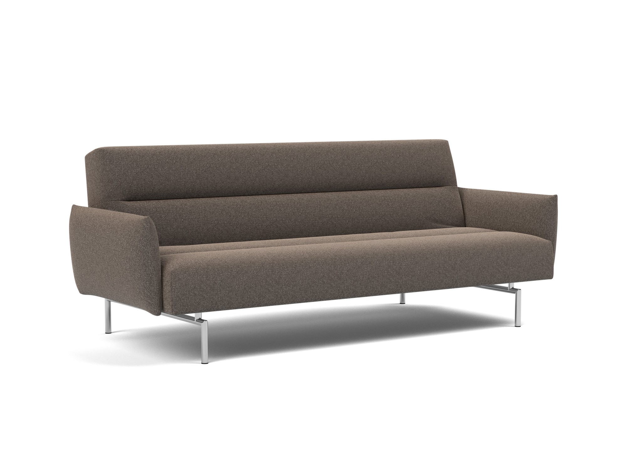 Schlafsofa Jillis mit Armlehnen Boucle Skandi 530-Taupe