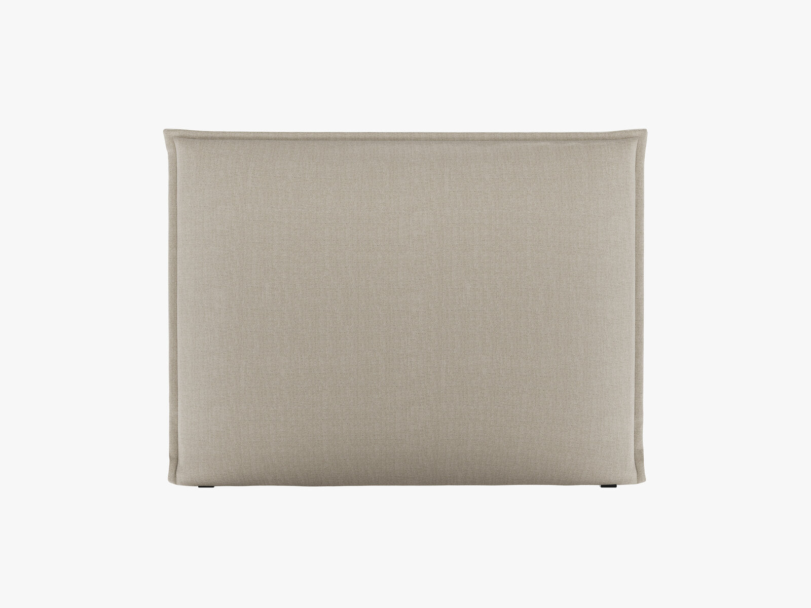 Micadoni Monica Polster-Kopfteil Strukturierter Stoff Babel Beige 140x120
