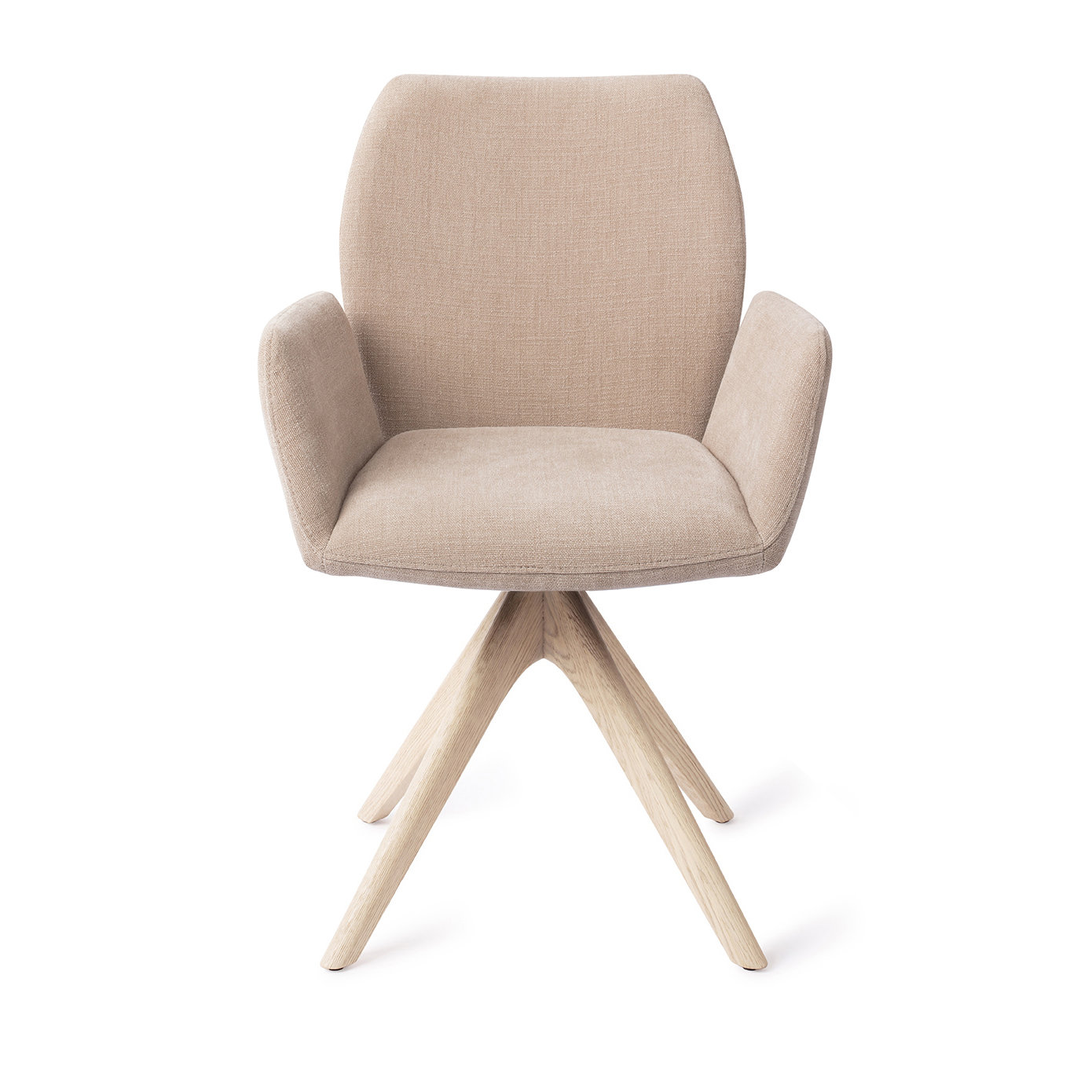Jesper Home Esszimmerstuhl Misaki Sand Strand Revolve Eiche gebleicht