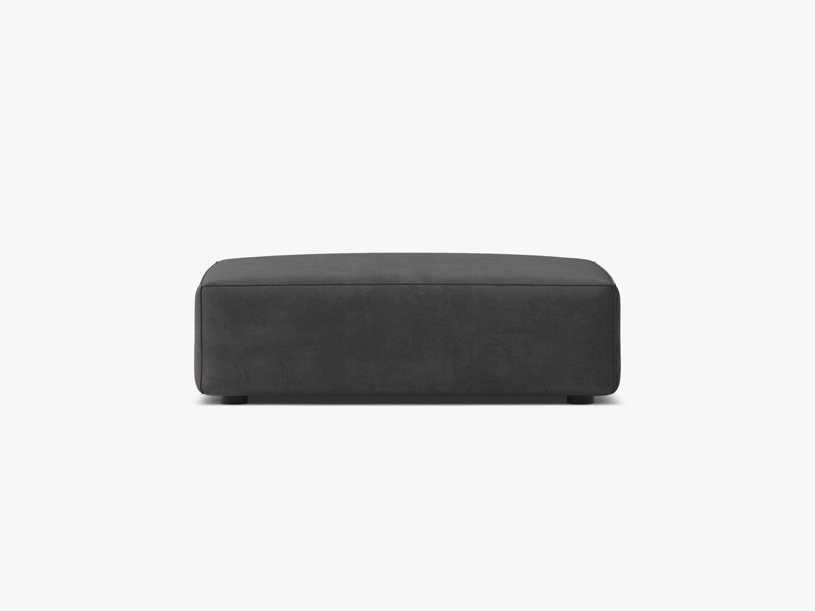 Micadoni Hocker Jodie 1-Sitzer Samt Bluvel Grau