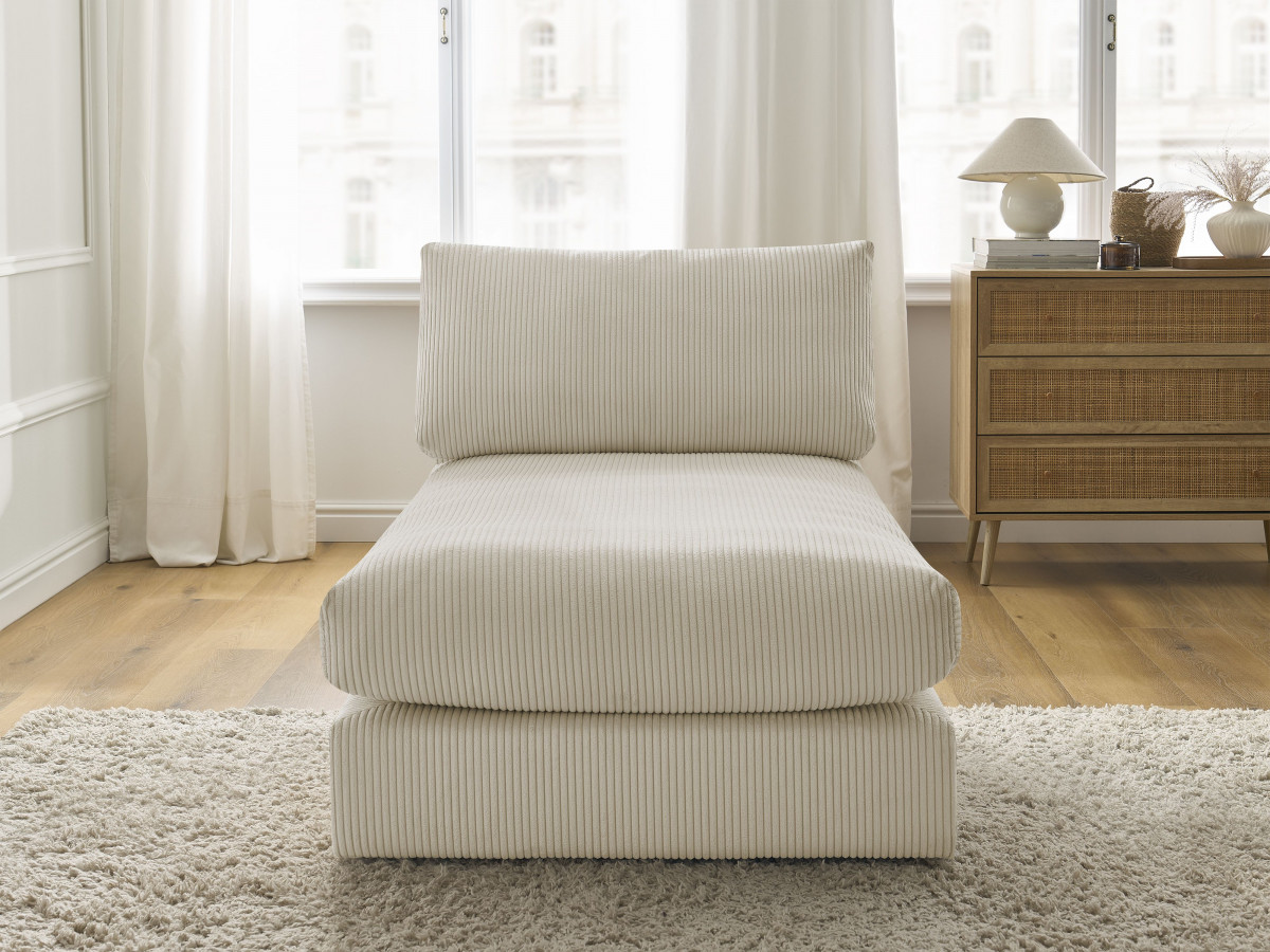Bobochic Paris Méridienne-Modul Cordsamt Beige