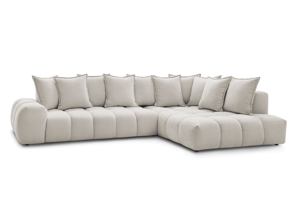 Bobochic Everest Ecksofa, 10 Kissen