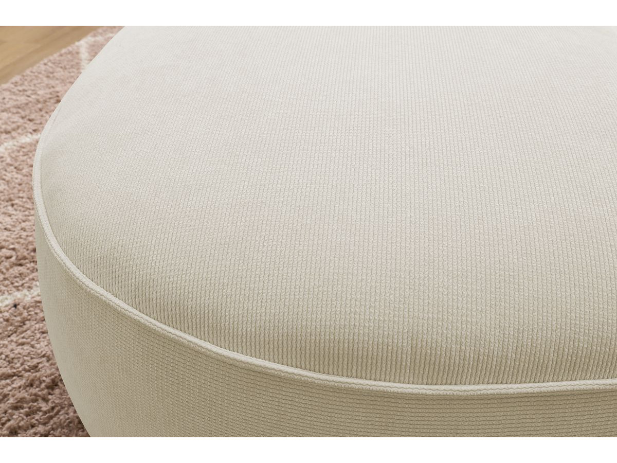 Bobochic Saint-germain Pouf Strukturstoff Beige