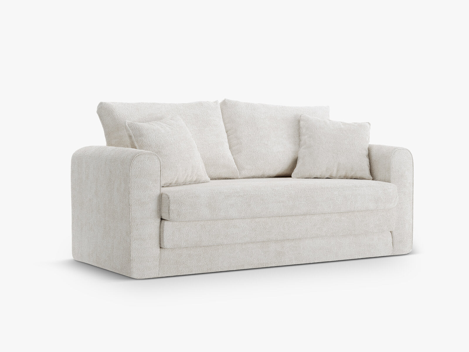 Micadoni Sofa Lido 2-Sitzer Boucle Helles Beige