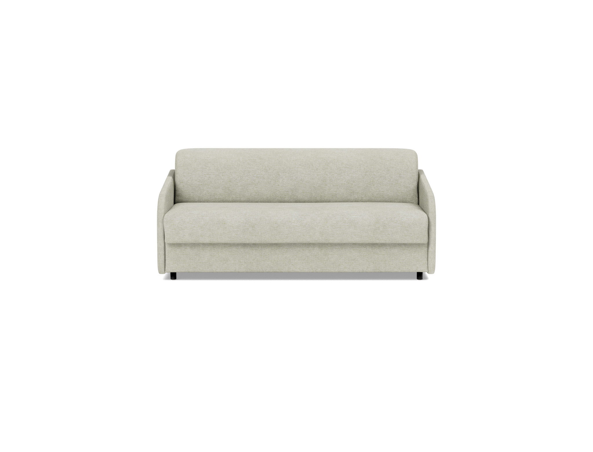 Schlafsofa Eivor mit Taschenfederkernmatratze 140 Flachgewebe Avella 280-Sand