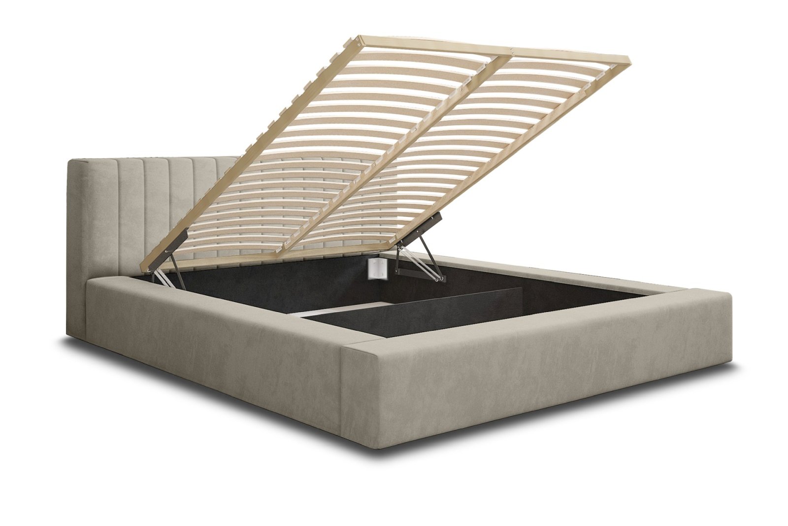 Polsterbett Carno Chenille 180x200 mit Holzrahmen Ditra-New 03