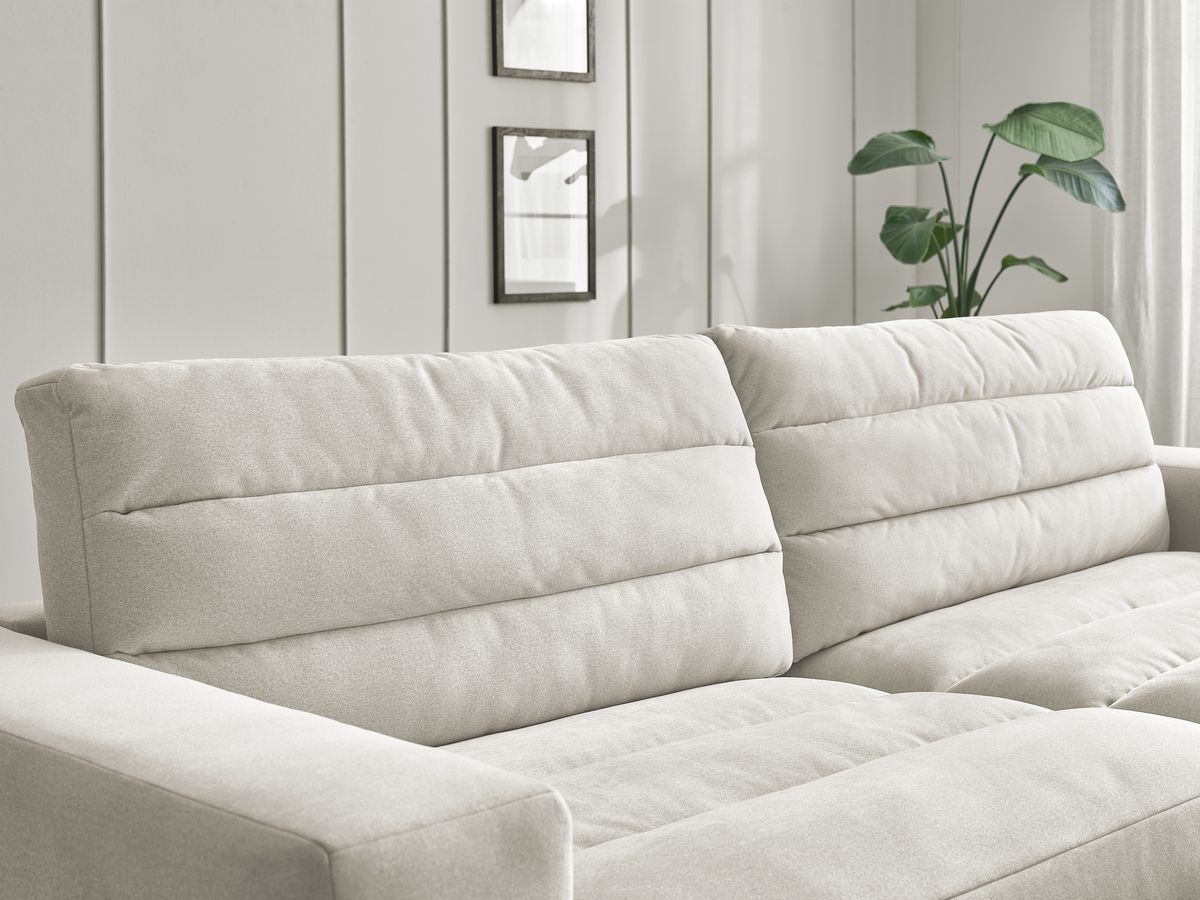 Bobochic Sierra Sofa 3-Sitzer Samt Beige