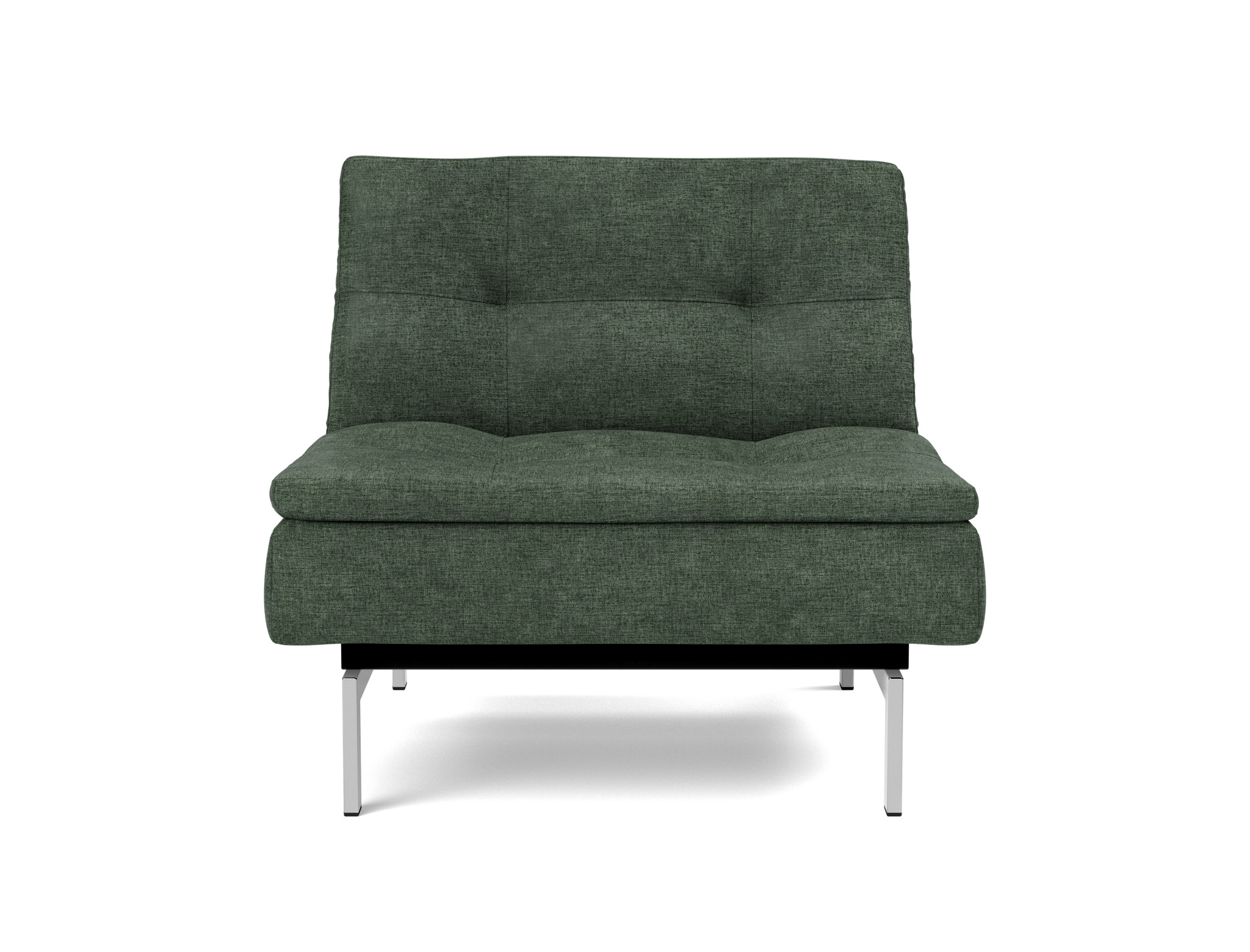 Sessel Dublexo Flachgewebe Avella 281-Pine-Green Beine Chrom