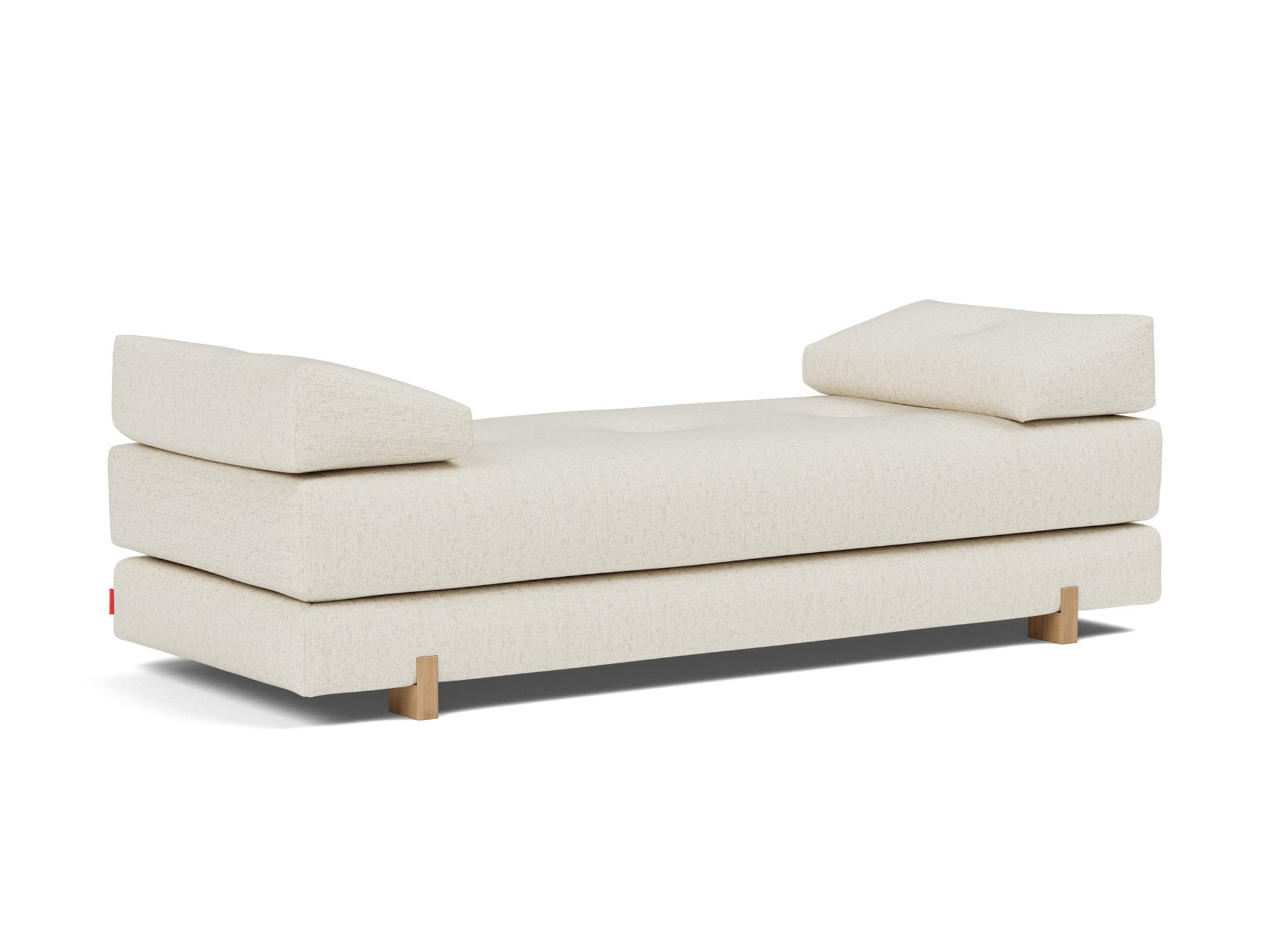 Tagesbett Sigmund Boucle Skandi 531-Off-White Beine Drip Eiche