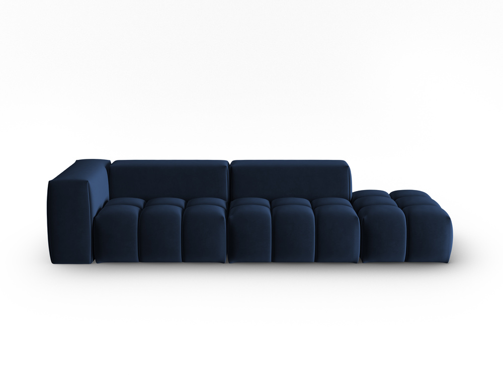 Cosmopolitan Design Sofa Verona 4-Sitzer offen Samt Casino Königsblau Rechts
