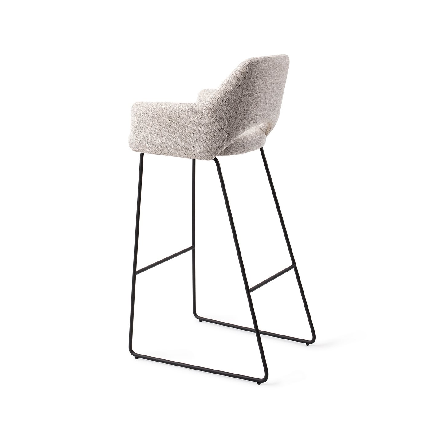Jesper Home Barhocker Yanai Pigeon Slide Schwarz Tresenhöhe (65cm)