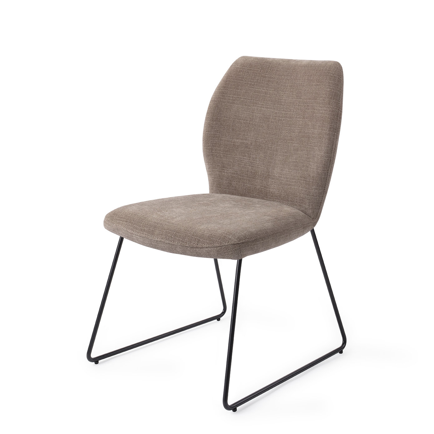 Jesper Home Esszimmerstuhl Ikata Mocha Mist Slide Schwarz