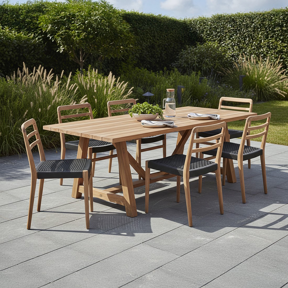 Raw Materials Soleado Teakholz-Gartentisch 200cm