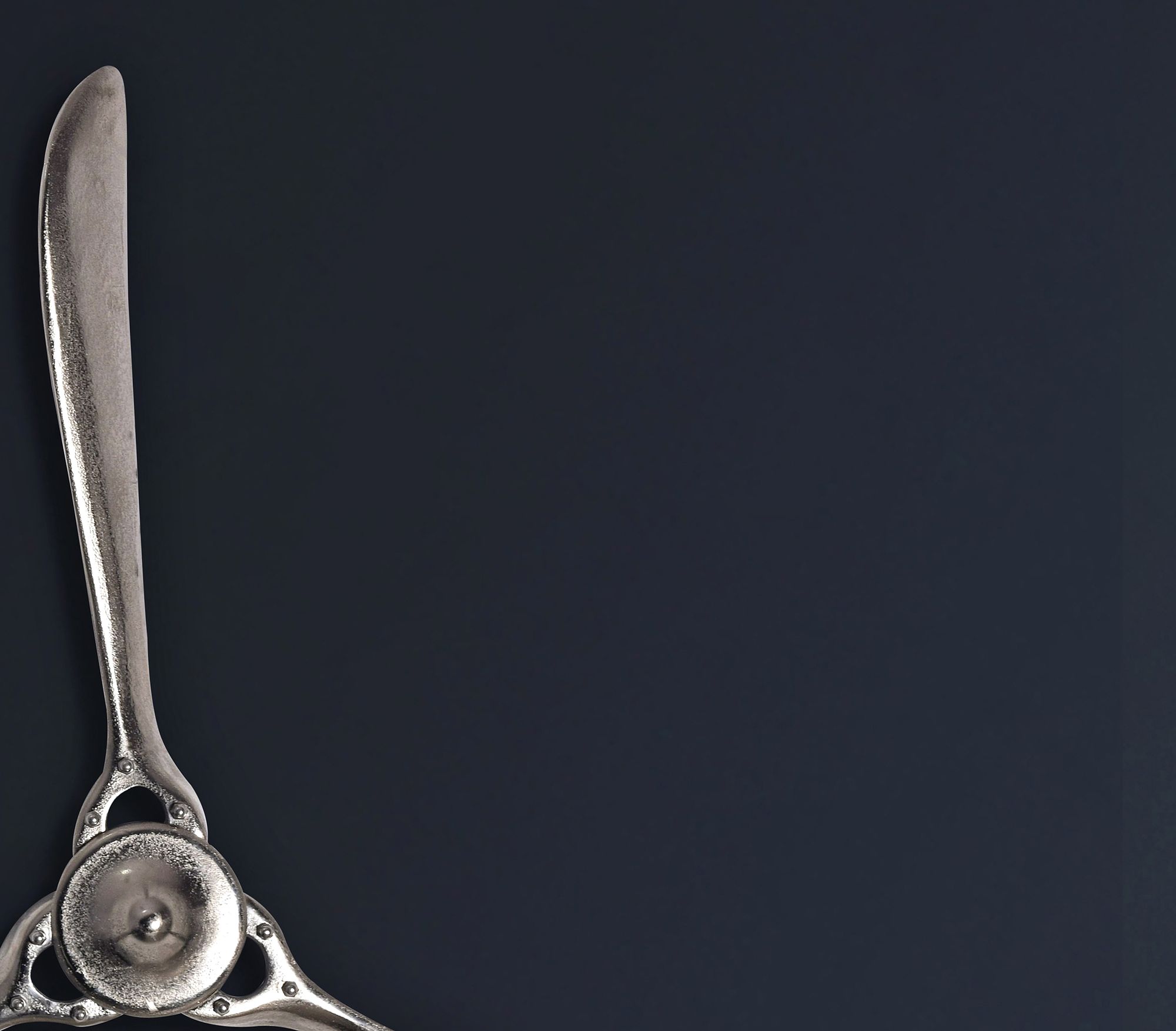Wandobjekt Holmen Aluminium Silber 85 × 10 × 85 cm