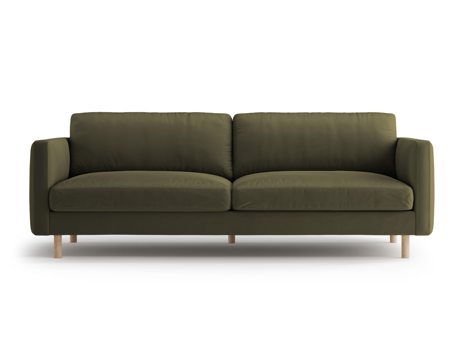 Micadoni Sofa Eden 4-Sitzer Samt Moßgrün Melange