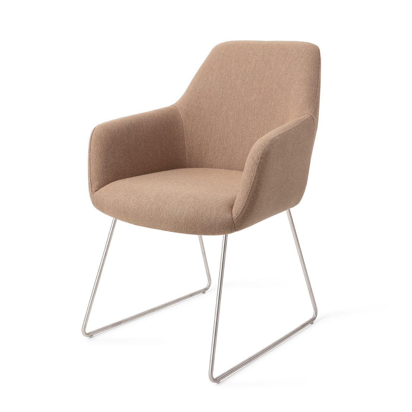 Jesper Home Esszimmerstuhl Hiroo Whisper-Wheat Slide Stahl