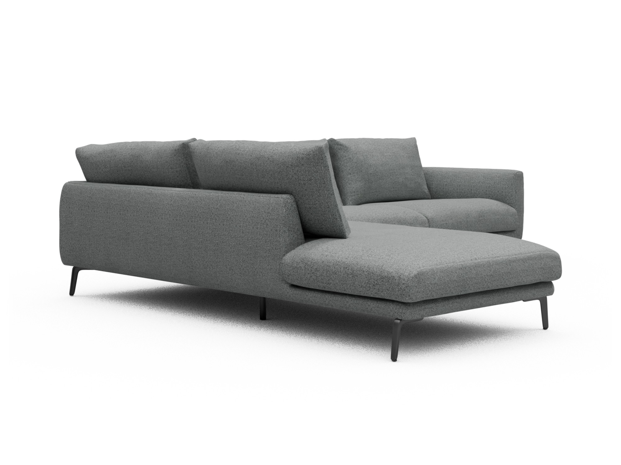 Skandi Home Ecksofa Karl Relax-Ecke links mit 2,5-Sitzer Aivi-Gravet-Grey moebelfaktor