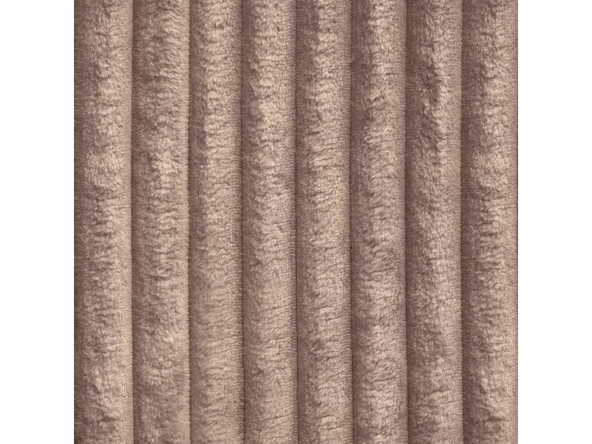 Bobochic Lucien Ecksofa mit Schlaffunktion und Bettkasten Breitcord weich Taupe Ecke links