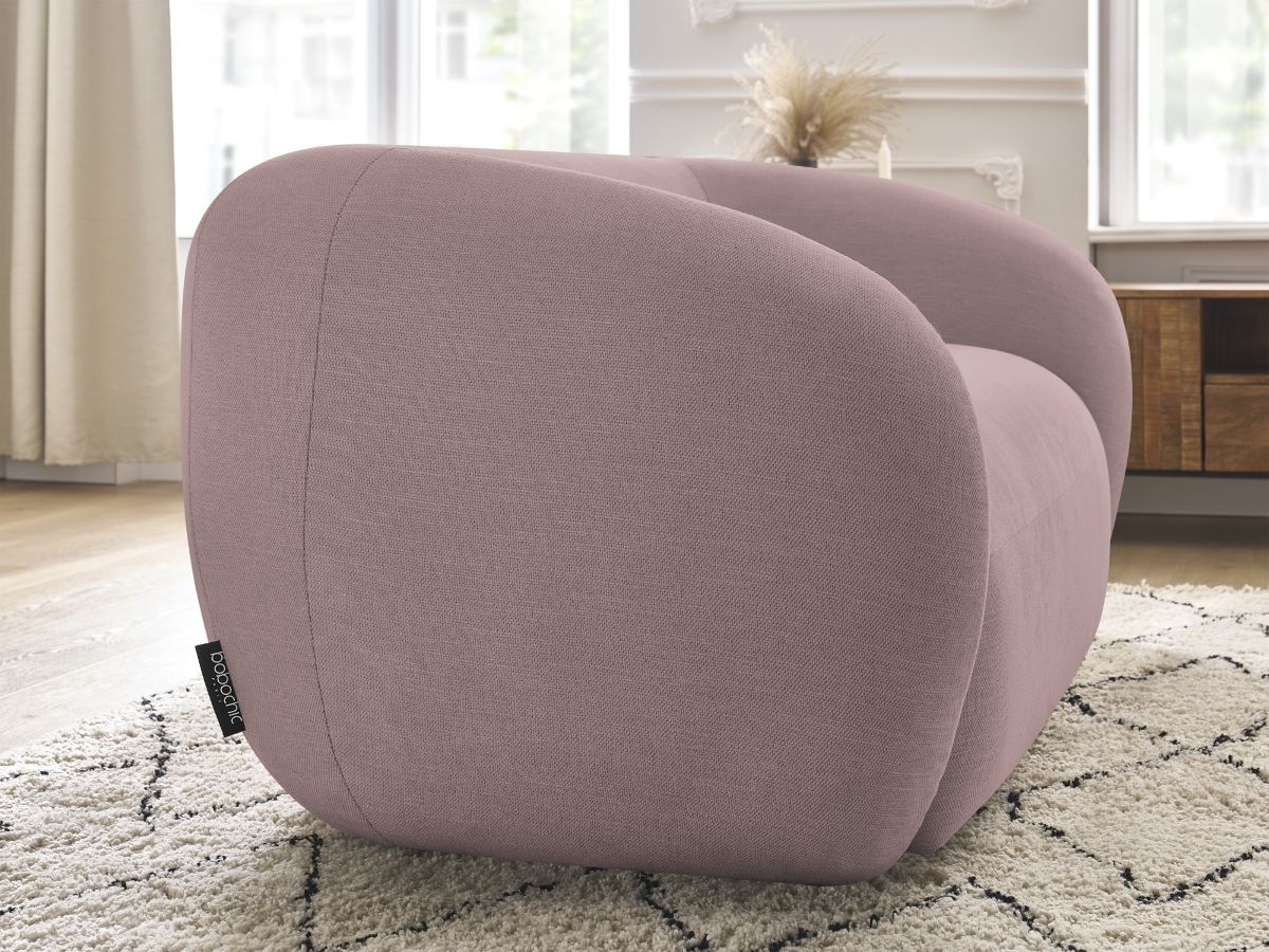 Bobochic Celine Sofa 2-Sitzer Stoff Rosa