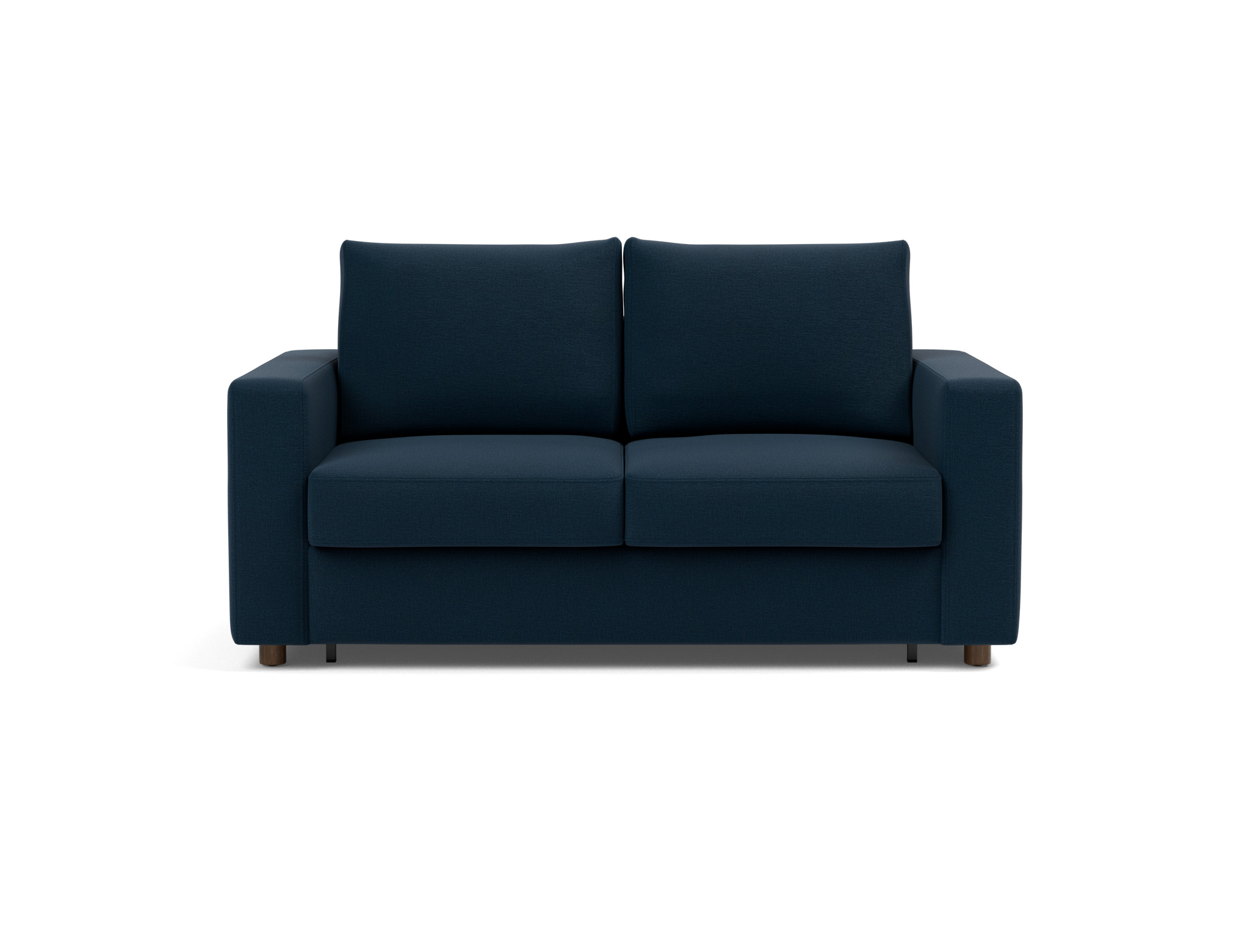Schlafsofa Neah mit Standard-Armlehnen 140 Flachgewebe Mixed Dance 528-Blue