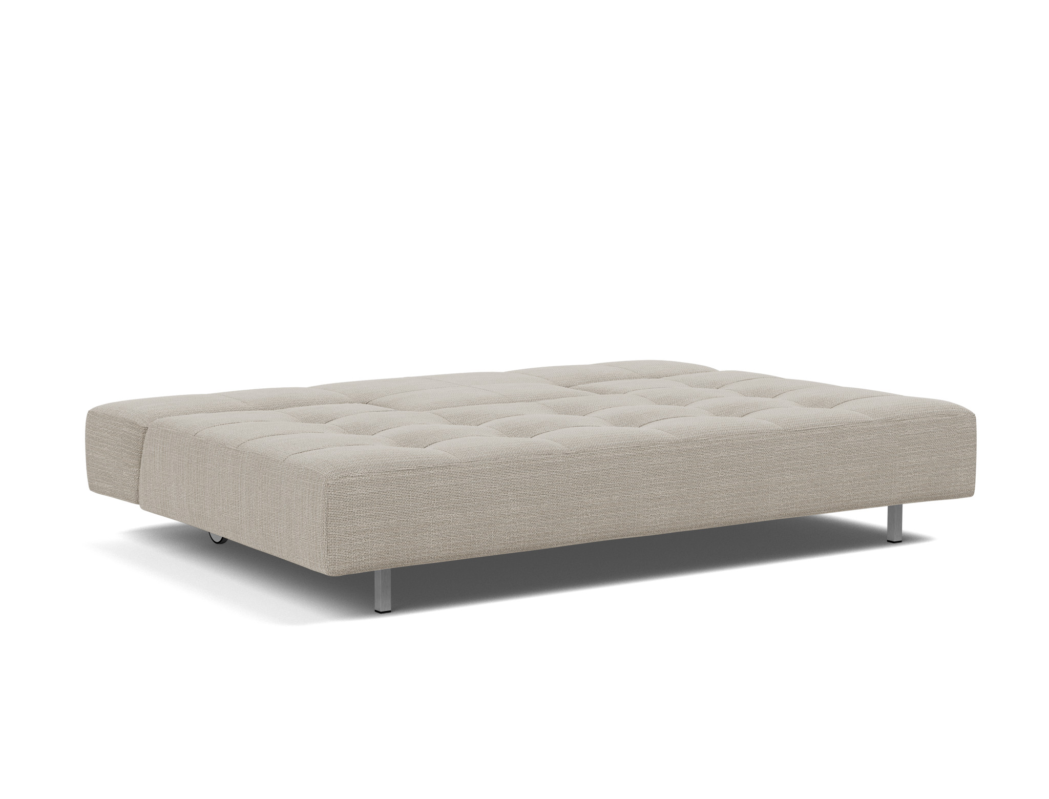 Schlafsofa Long Horn D.E.L. Strukturierter Stoff Kenya 579-Gravel