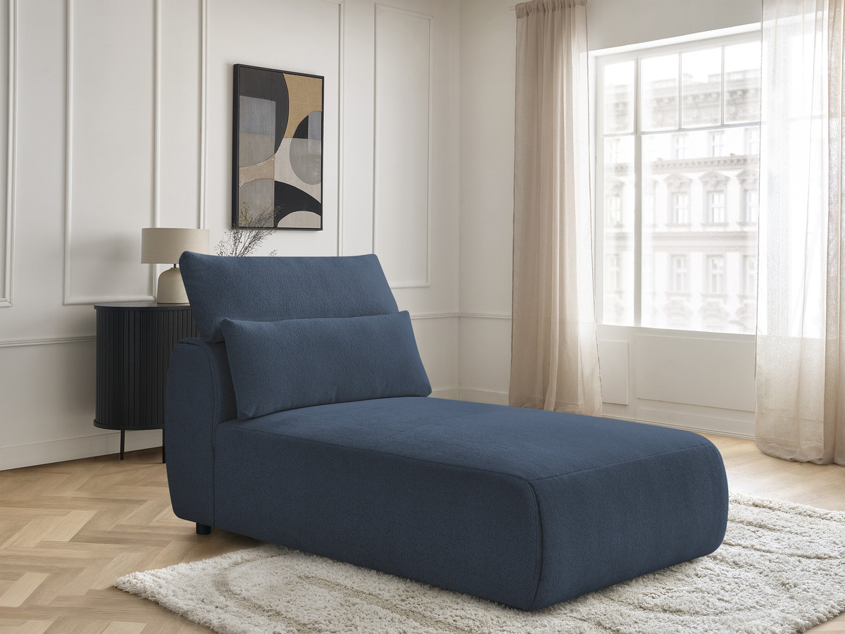 Bobochic Jana Méridienne-Modul Melange-Stoff Blau