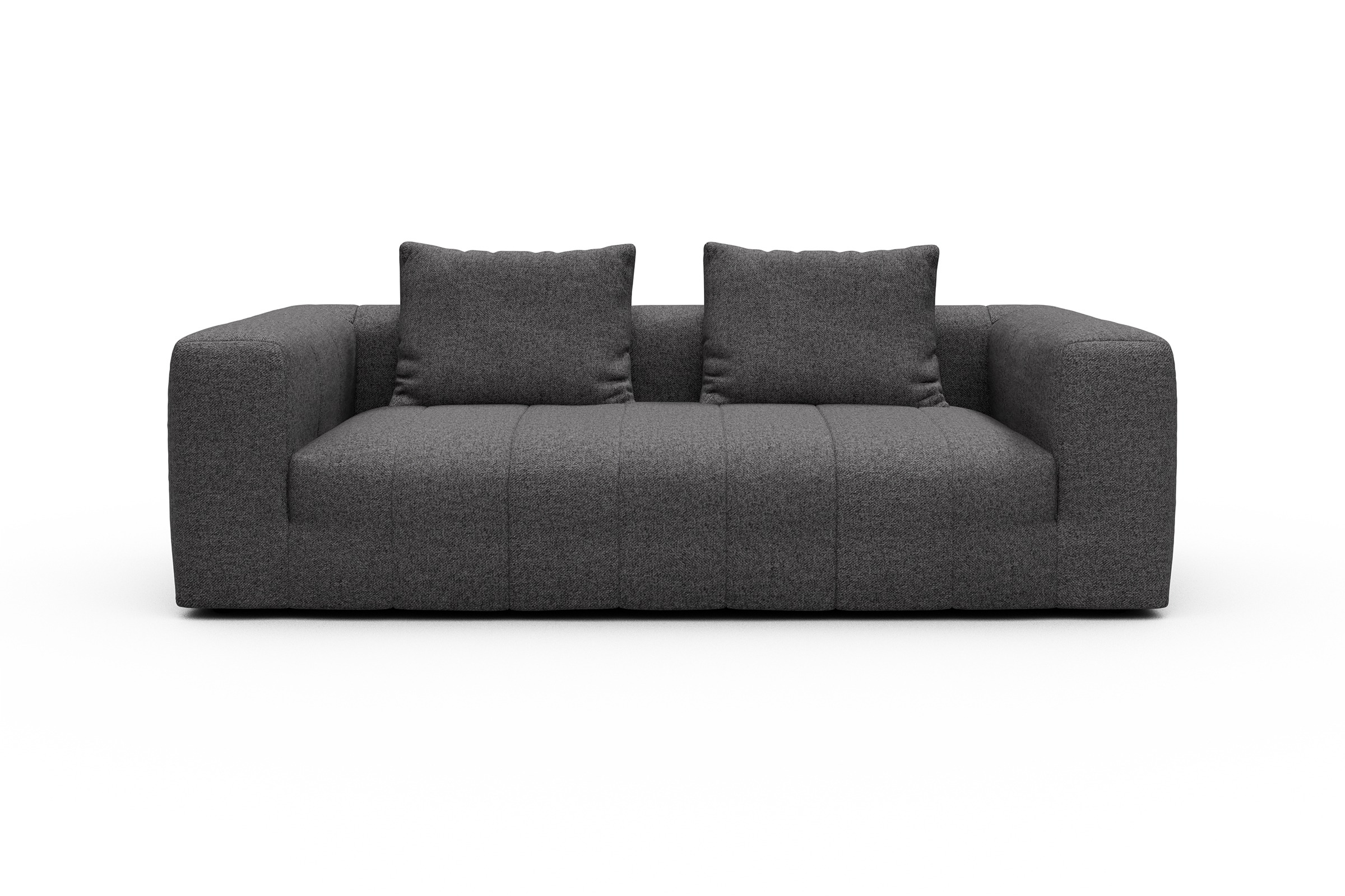 Sofa Hugo 3-Sitzer Sama-Antracite