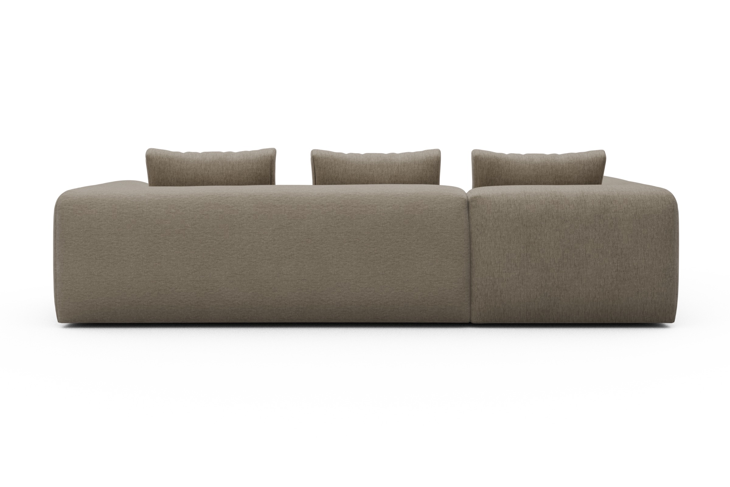 Ecksofa Fred 2x 2,5-Sitzer links offen Smooth-Belge