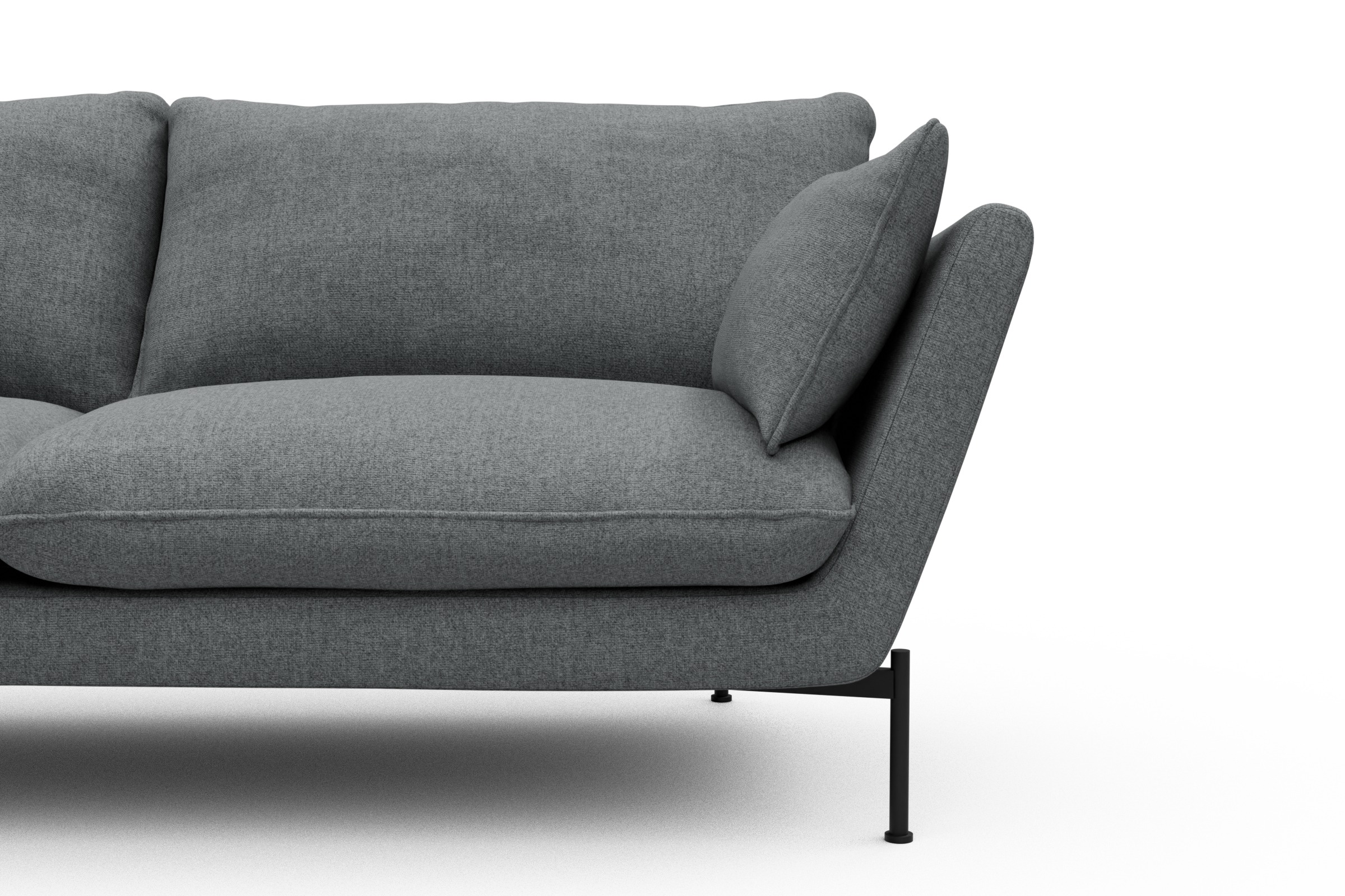 Sofa Anton 2-Sitzer Casone-Gravel-Grey