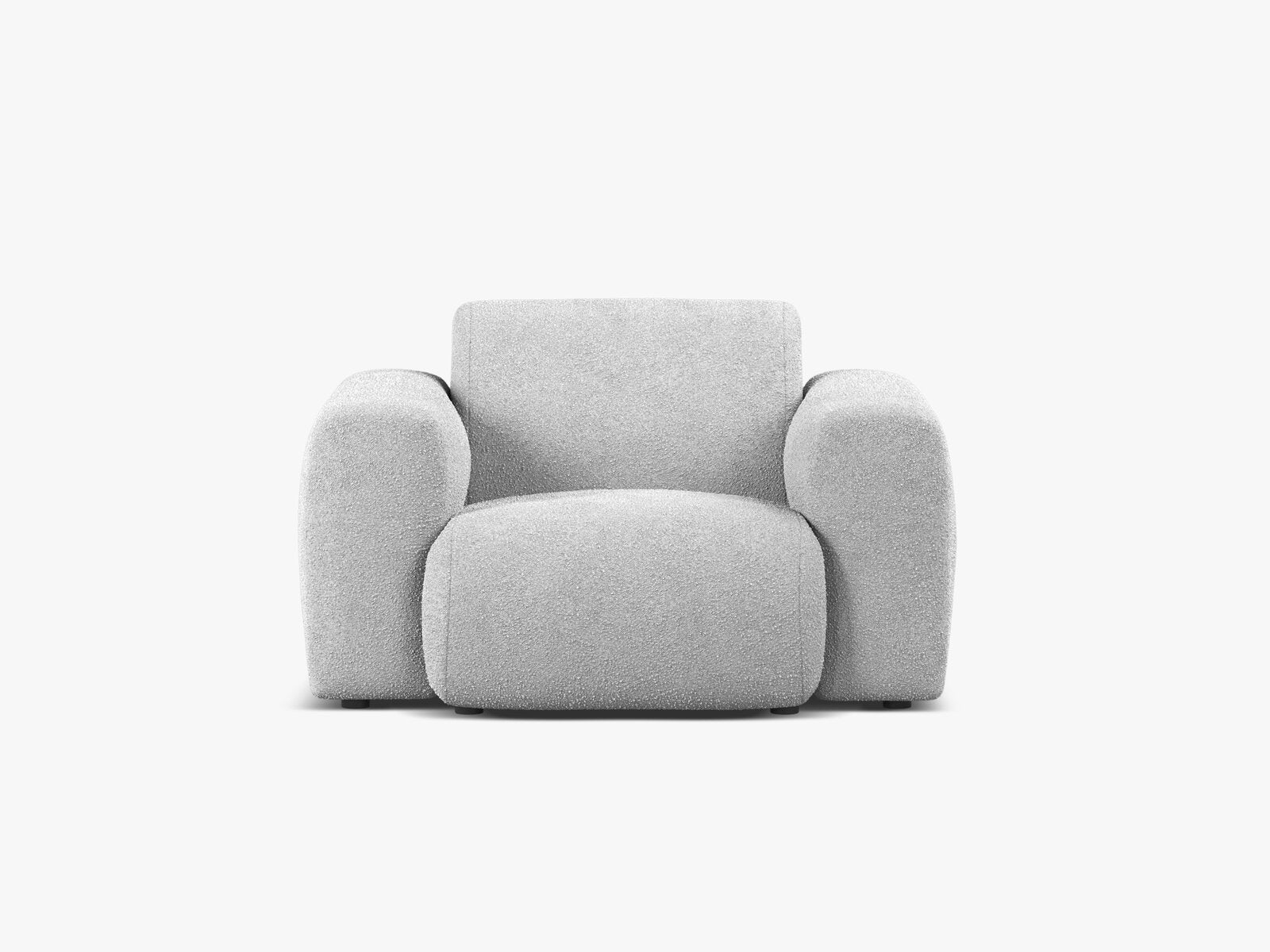 Micadoni Sessel Molino Boucle Baloo Hellgrau