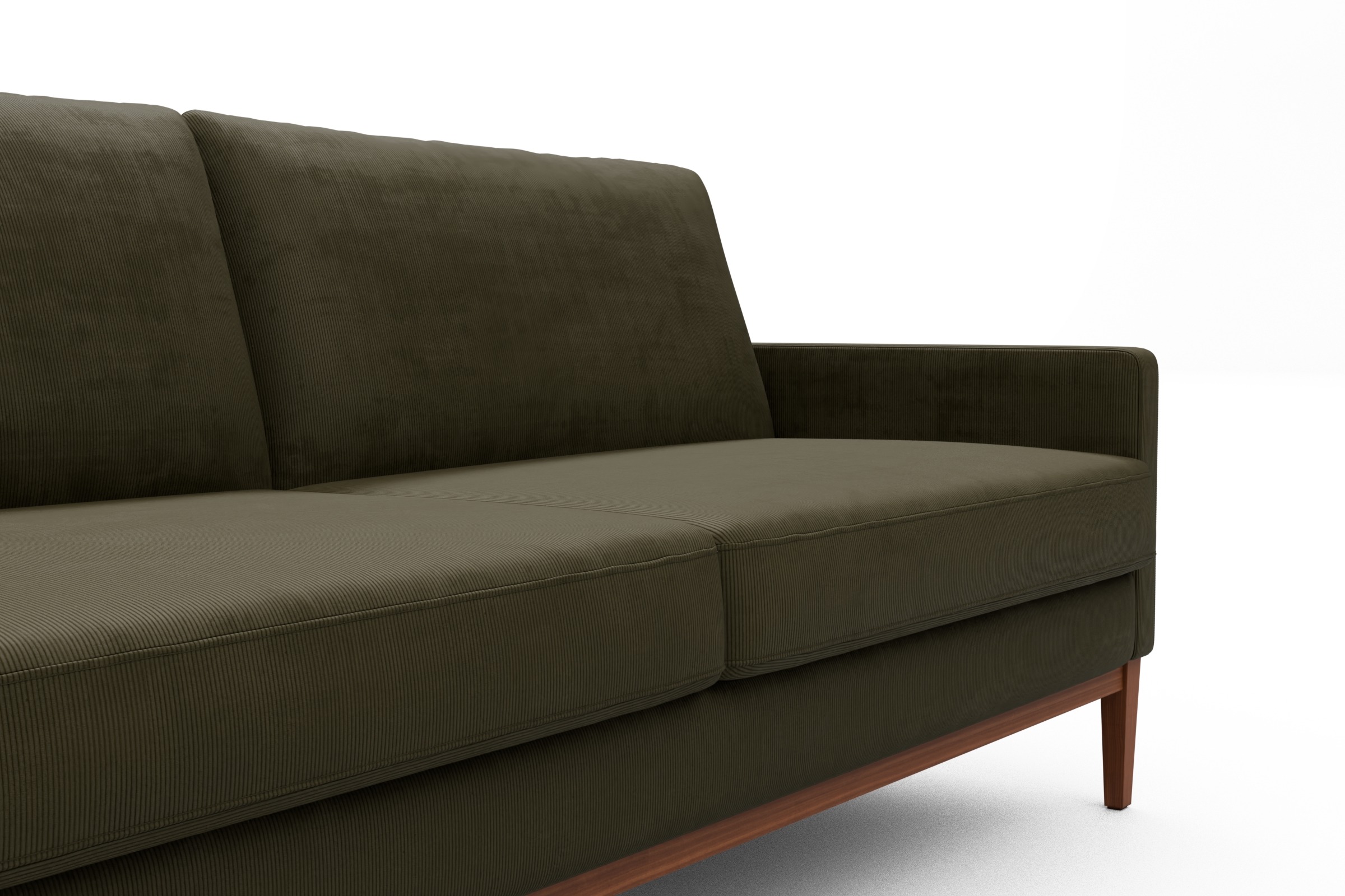Sofa Bodo 3-Sitzer Cordufine-Pine-Green