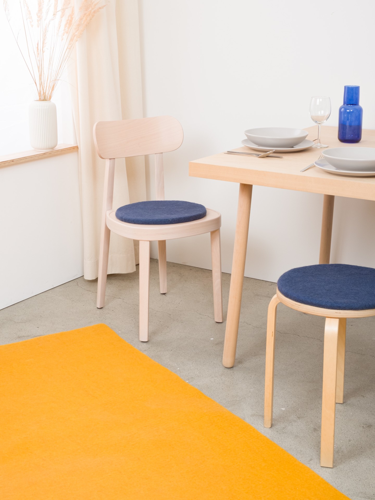 myfelt Alva - Flache Sitzauflage rund