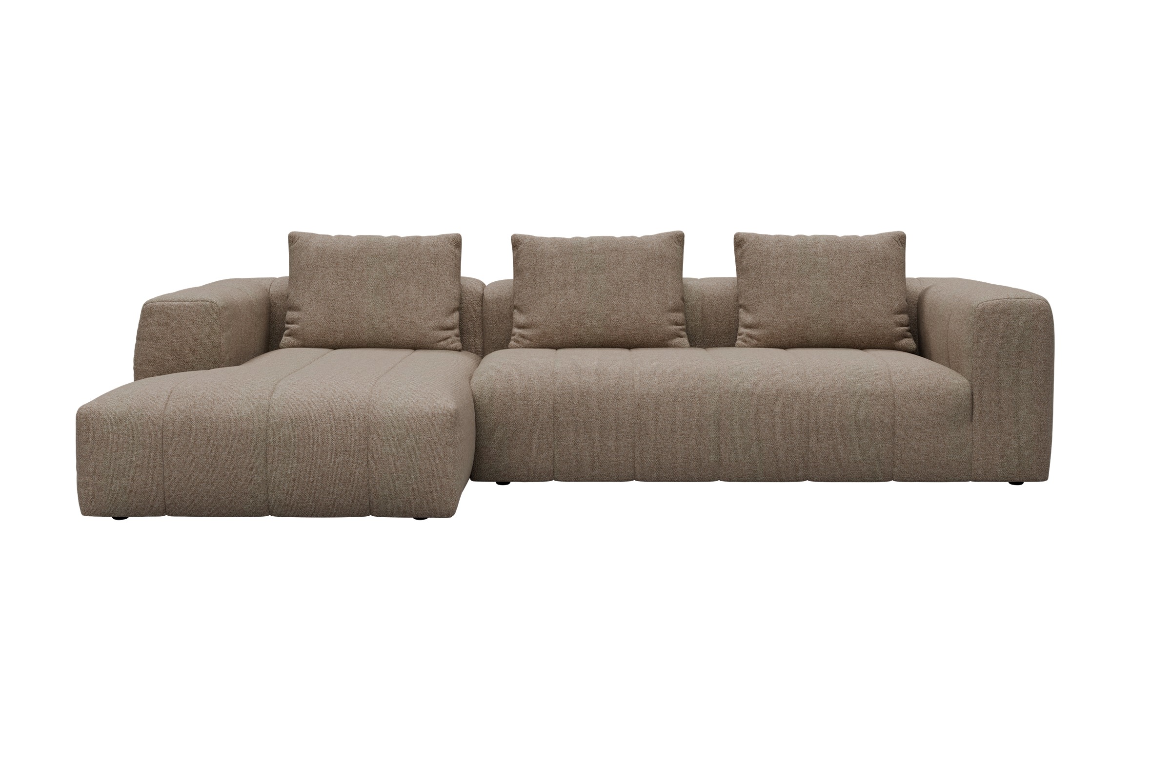 Hugo 2,5-Sitzer Armlehne rechts mit Chaiselongue Sama-Antelope moebelfaktor