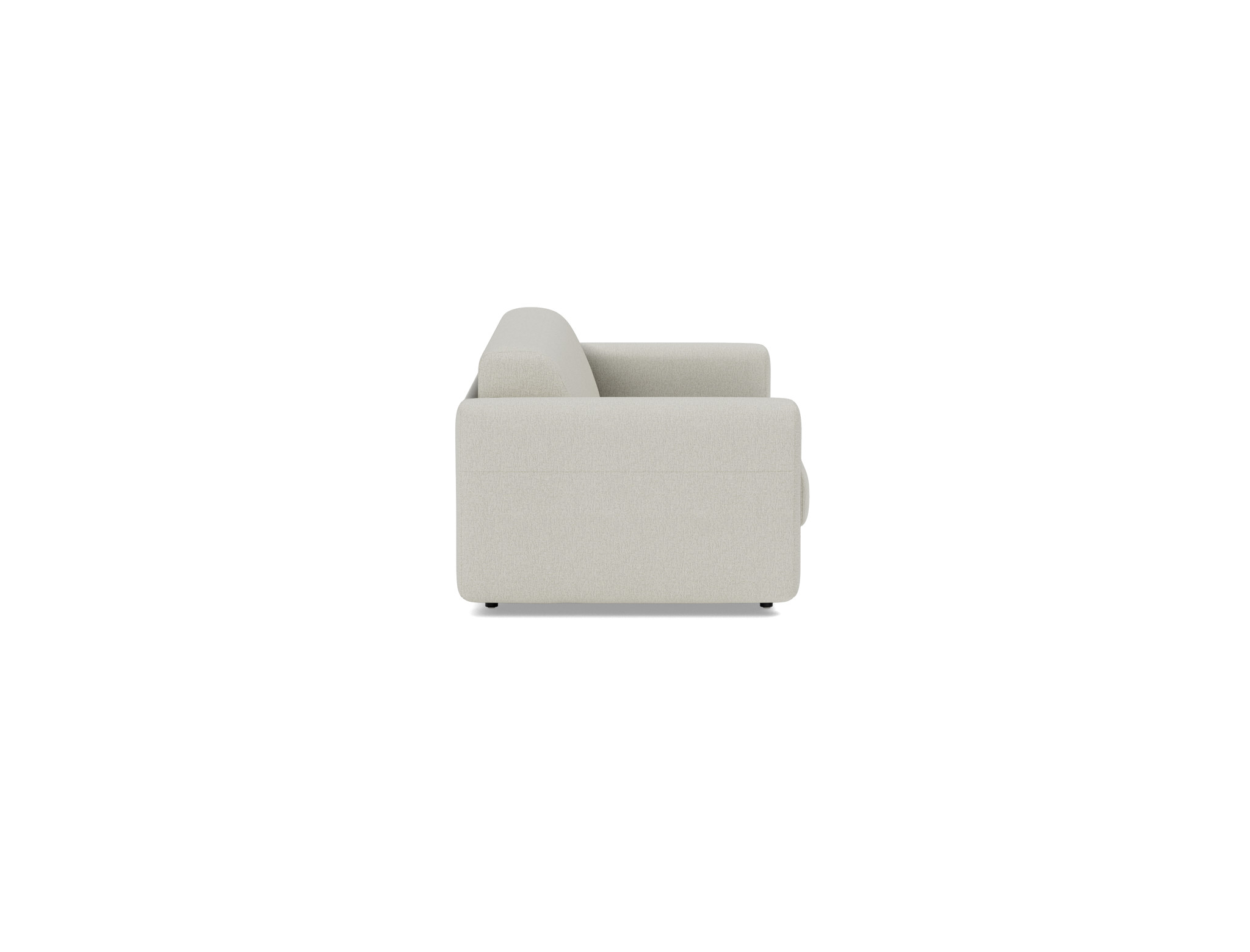 Schlafsofa Killian mit Memory-Matratze 140 Flachgewebe Mixed Dance 527-Natural