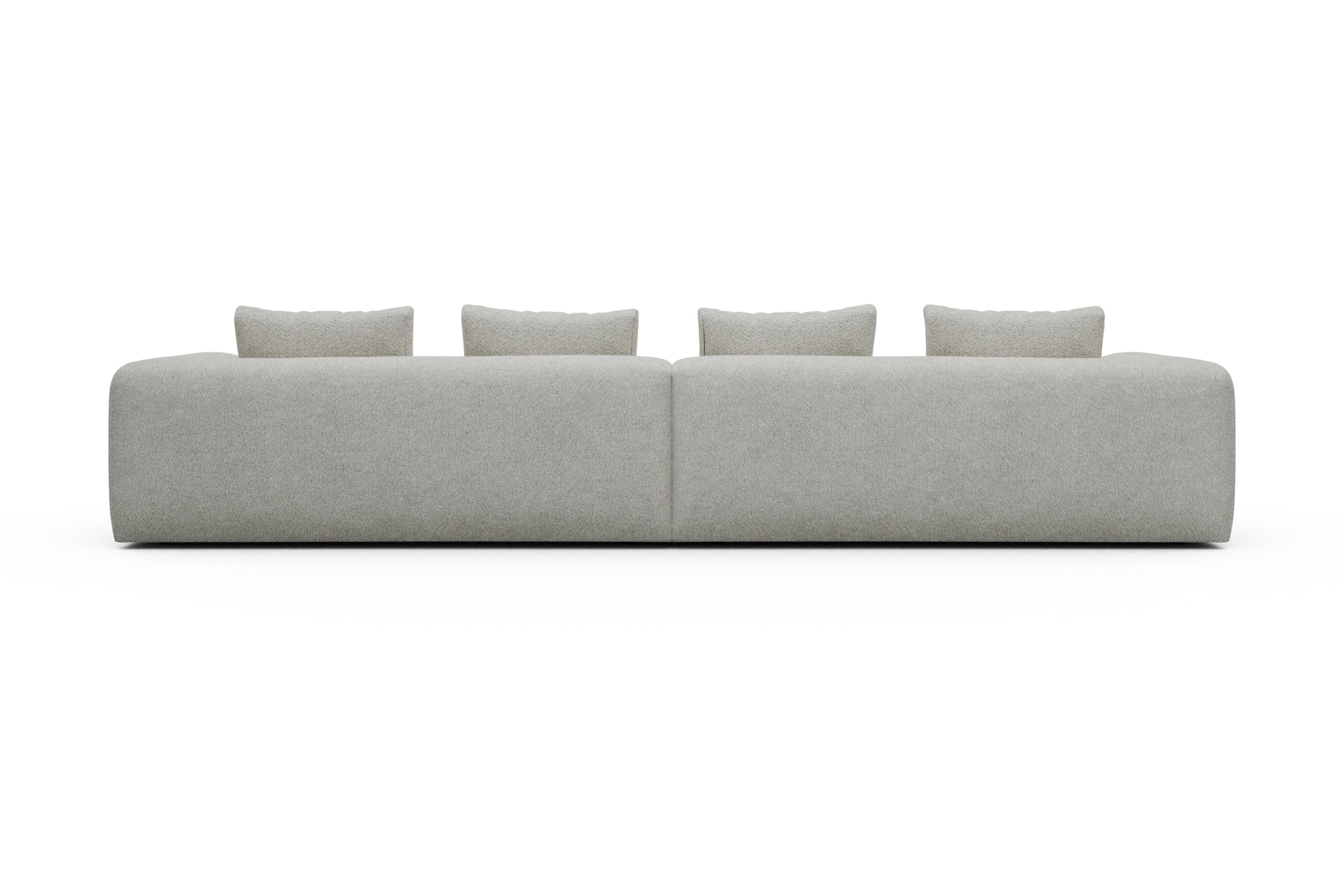 Sofa Modulares XXL Sofa Fred 5-Sitzer Vanora-Warm-Sand