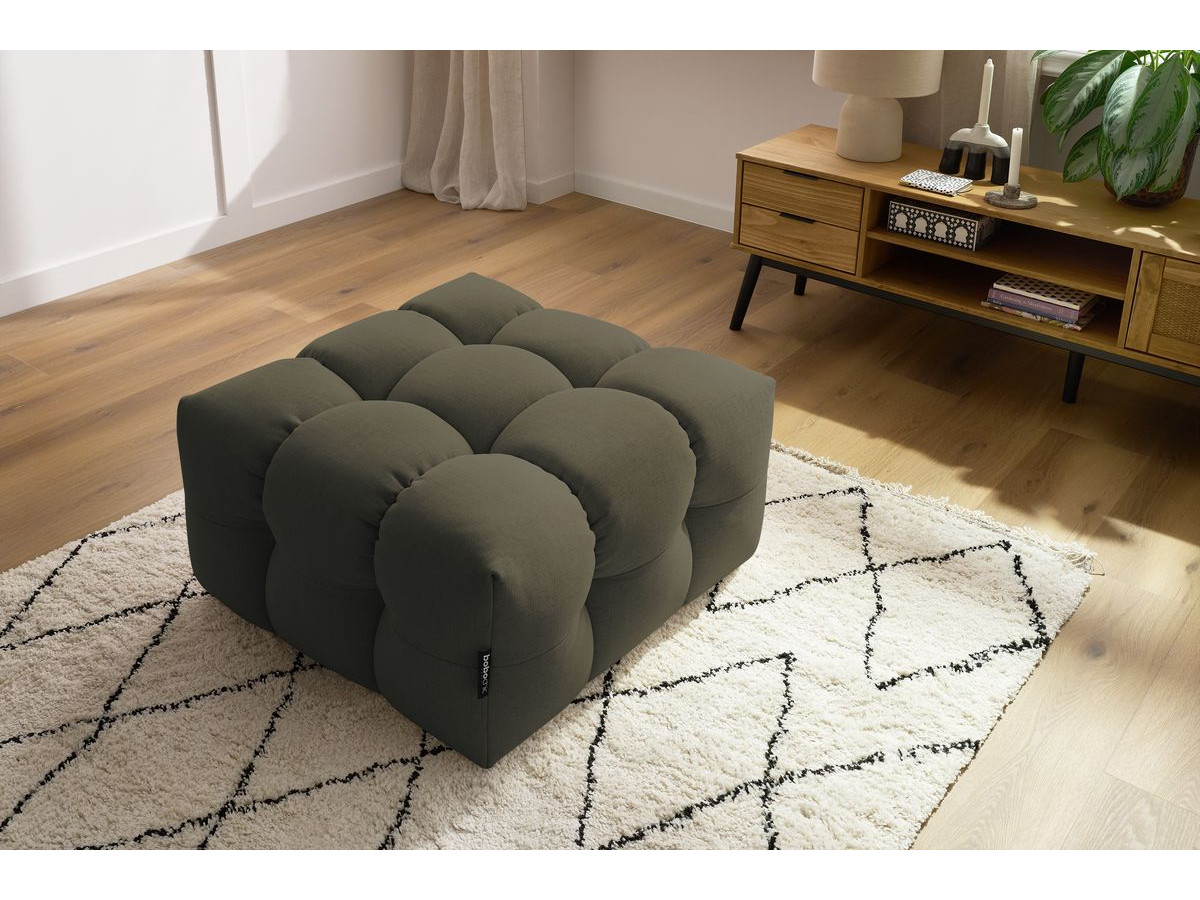 Bobochic Cloud Pouf Stoff Grün