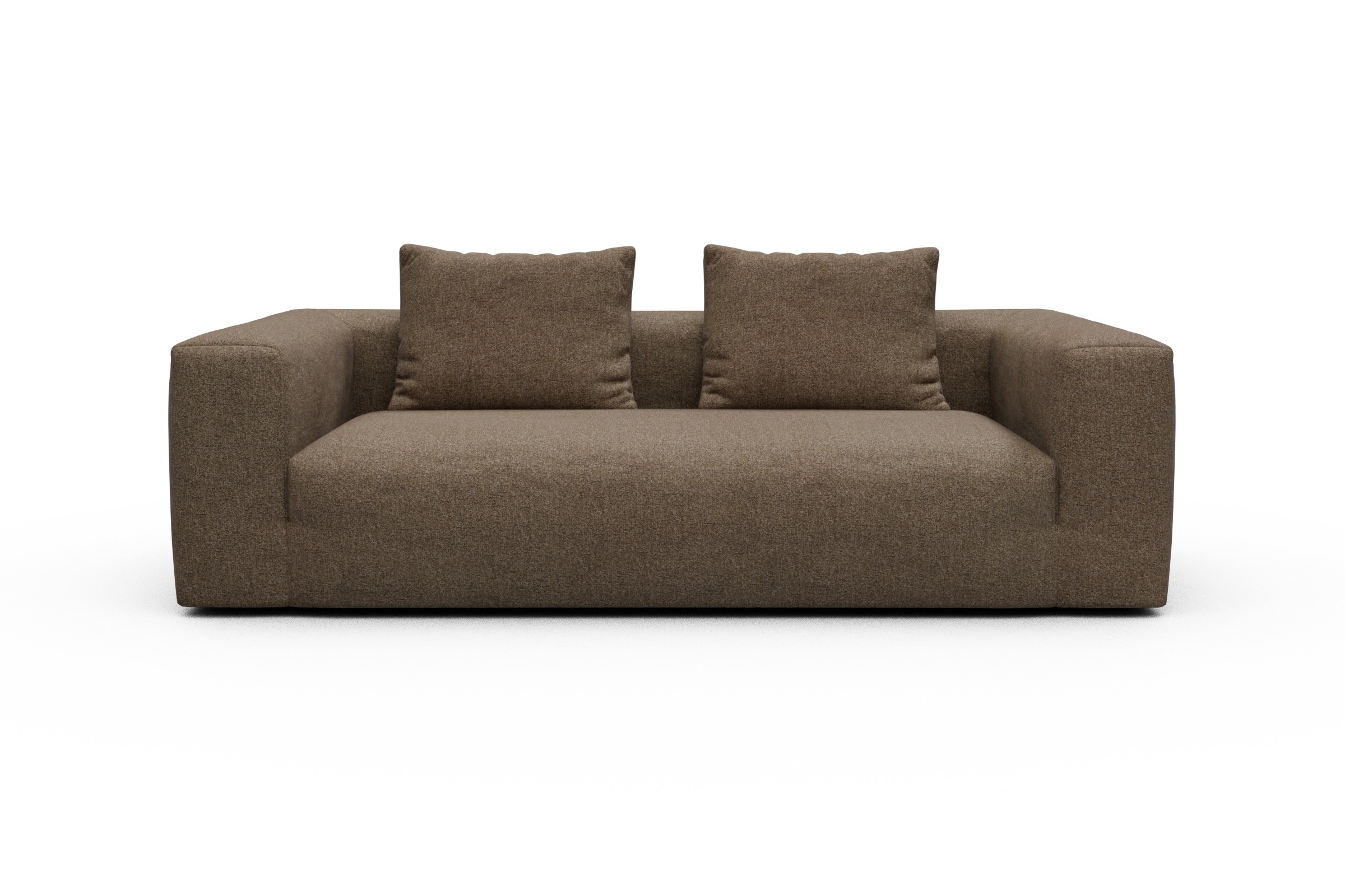 Skandi Home Sofa Fred 3-Sitzer Aivi-Khaki-Brown moebelfaktor