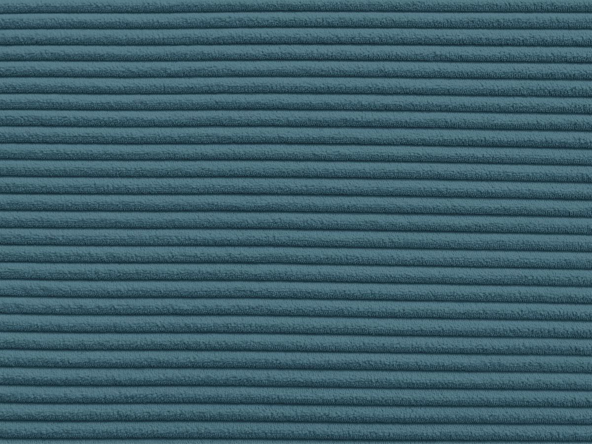 Bobochic Leopold Pouf Cordsamt Hellblau
