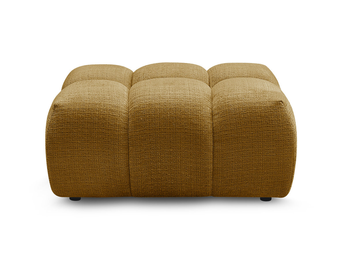 Bobochic Melisse Pouf Strukturstoff Gelb
