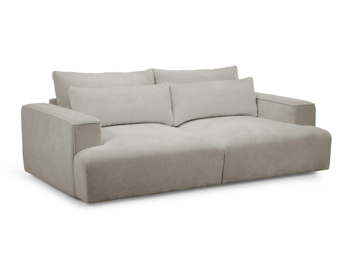 Bobochic Twiny Sofa 3-Sitzer Stoff Taupe
