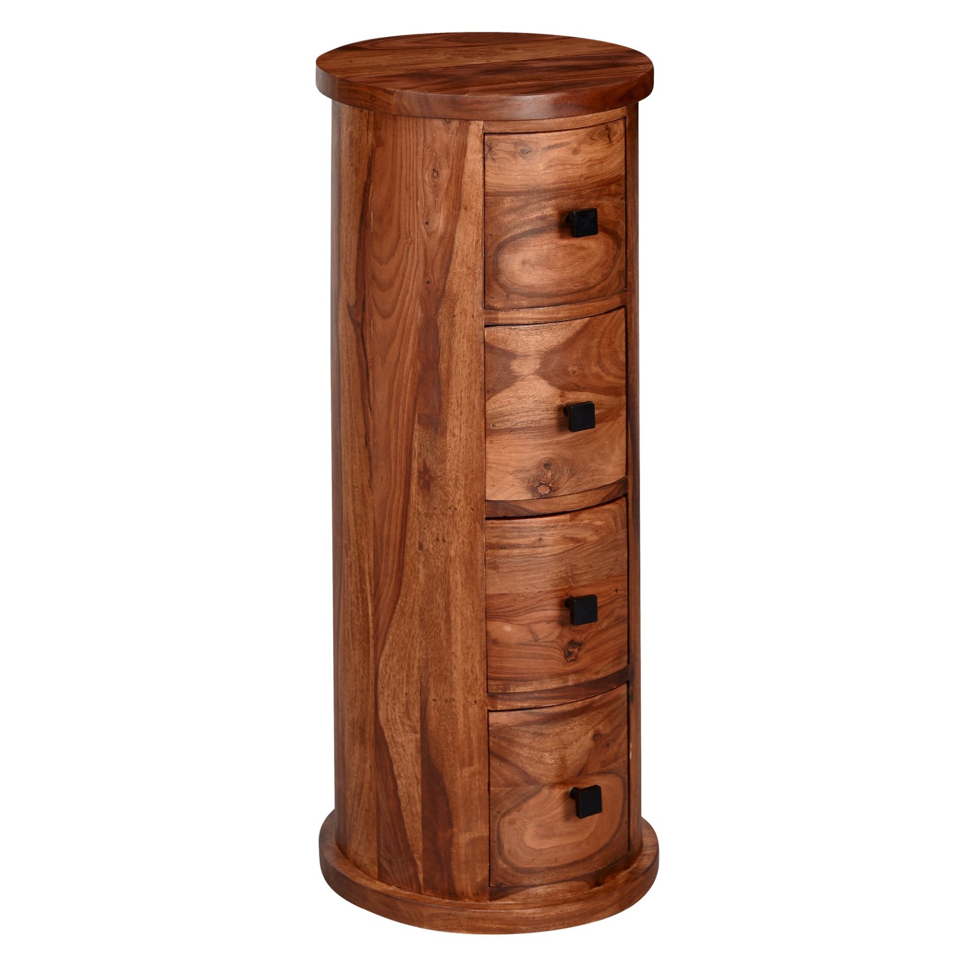 Sideboard Sunndal Massivholz Dunkelbraun 35 × 35 × 85 cm