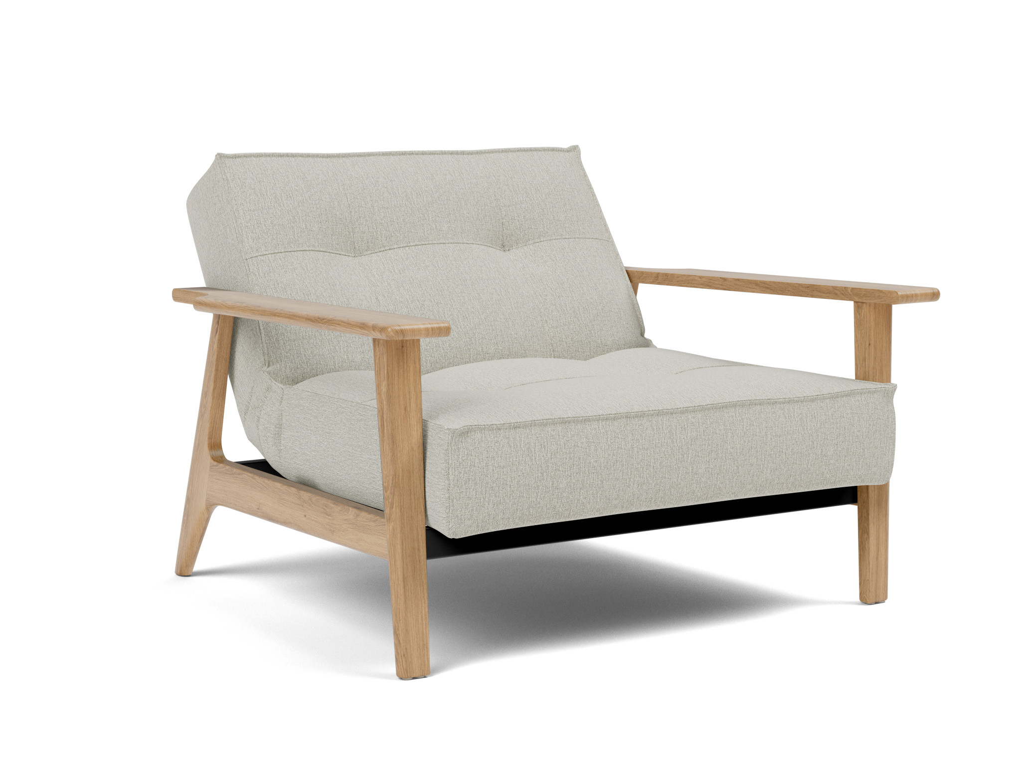 Sessel Splitback Frej Flachgewebe Mixed Dance 527-Natural