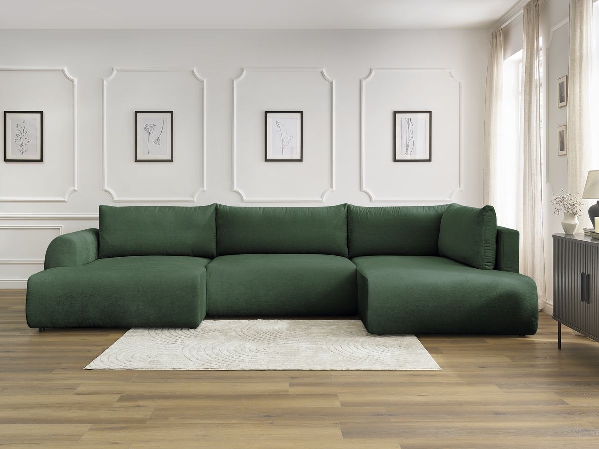 Bobochic Lucien Wohnlandschaft Stoff Grün Ecke links