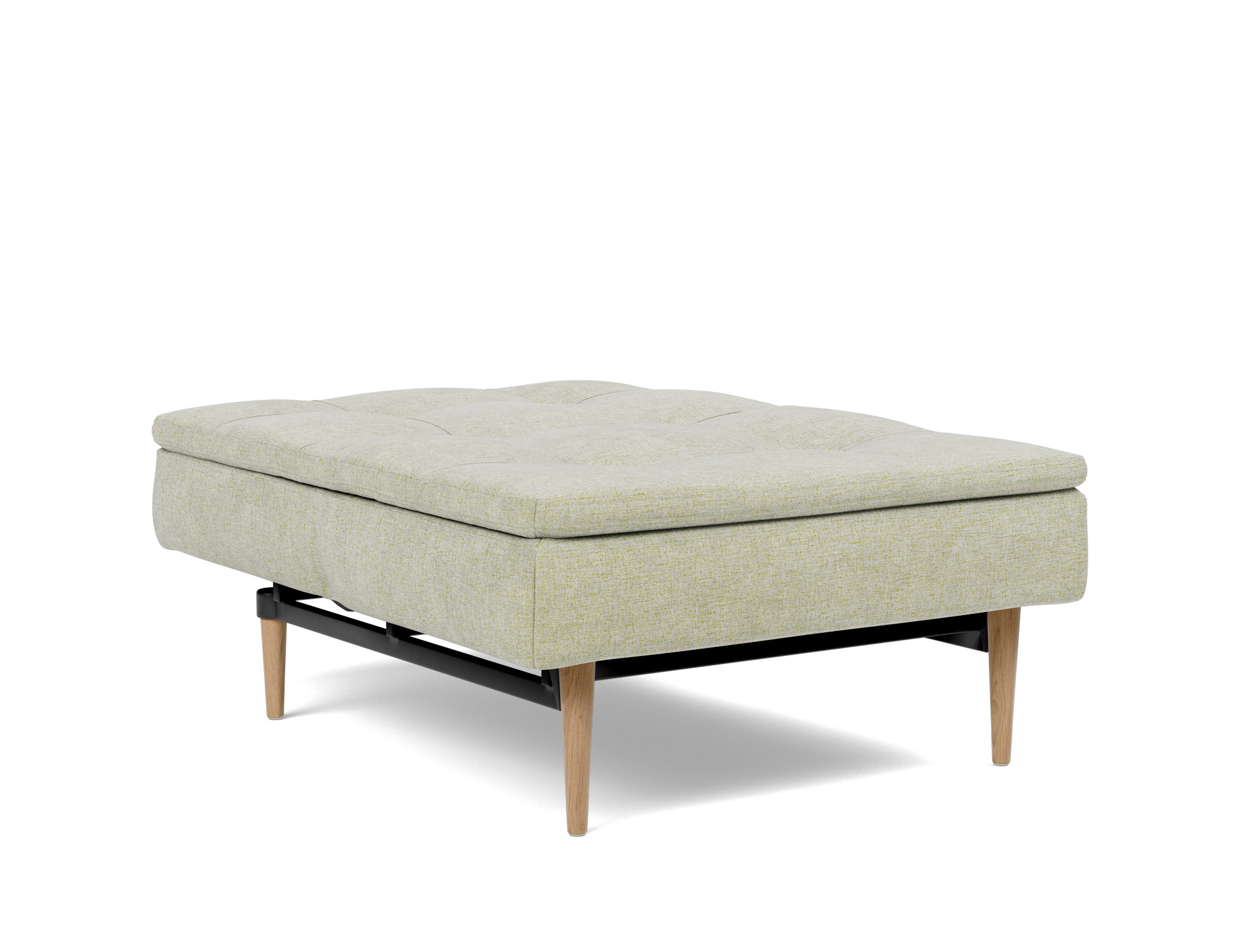 Sessel Dublexo Flachgewebe Avella 280-Sand Beine Styletto Eiche hell