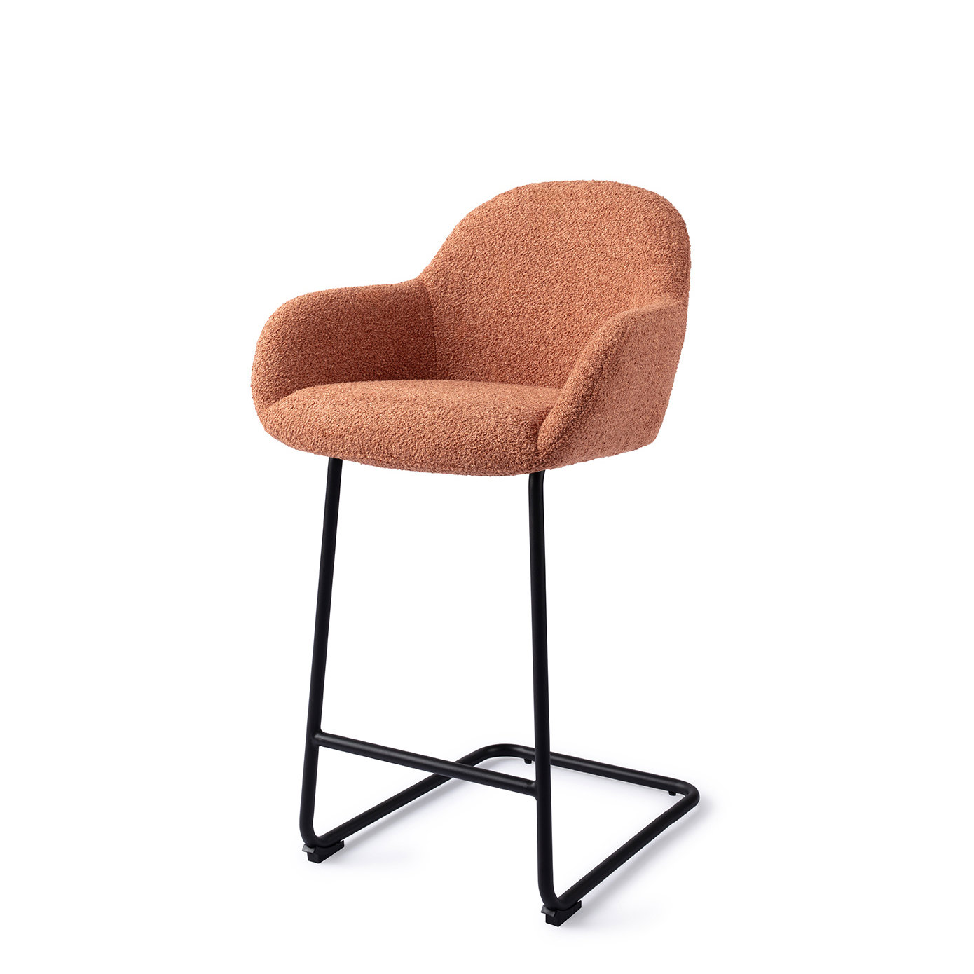 Jesper Home Barhocker Kushi Amber Autumn Arch Schwarz Tresenhöhe 65 cm