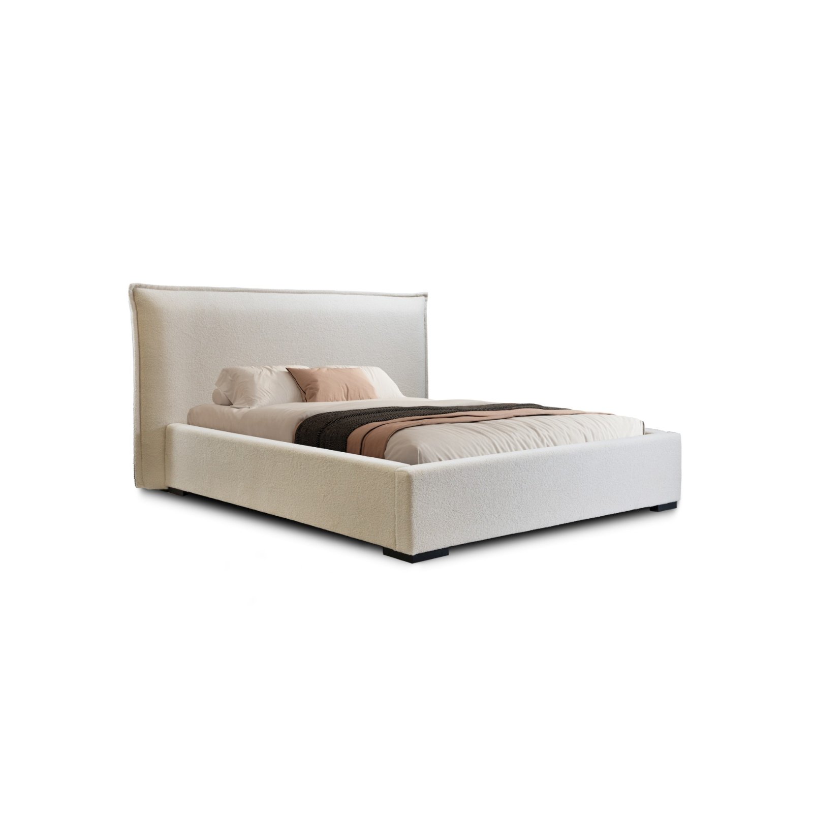 Polsterbett Renoa Boucle 140x200 mit Metallrahmen Quelle 03