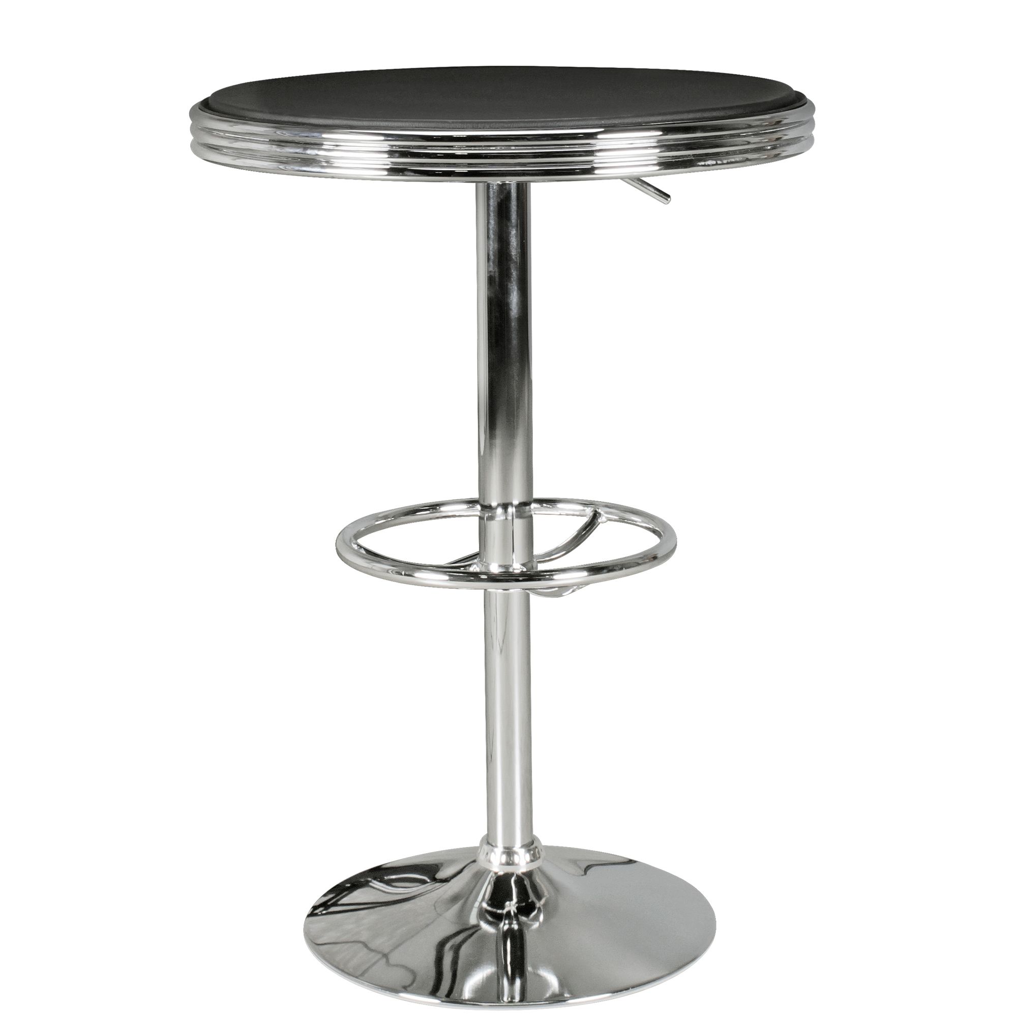 Bartisch Bjorko Aluminium Schwarz Ø 60 cm