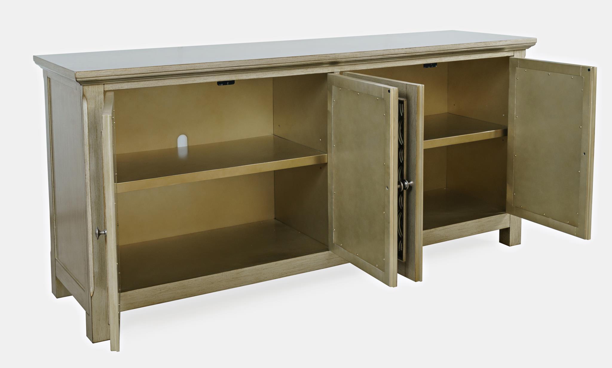 Livin Hill Kommode 4-türig Avola Gold, silberbraun AV2250-69