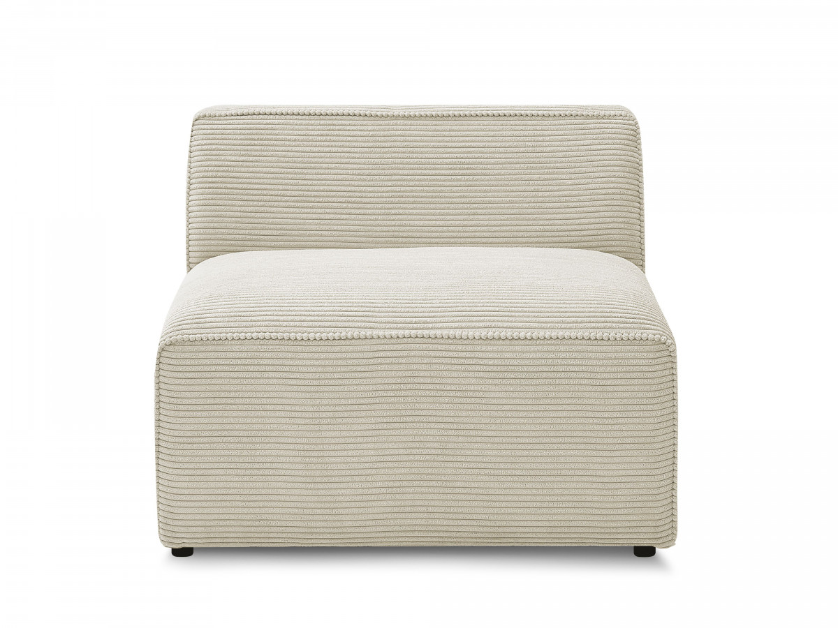 Bobochic Rousseau Sofamodul 1-Sitzer Cordsamt Beige